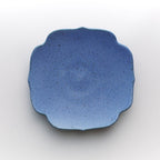 Petal-Rimmed Dish | Cobalt Blue