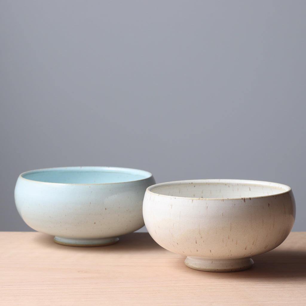 Everyday Bowl | Robin's egg & Ivory White